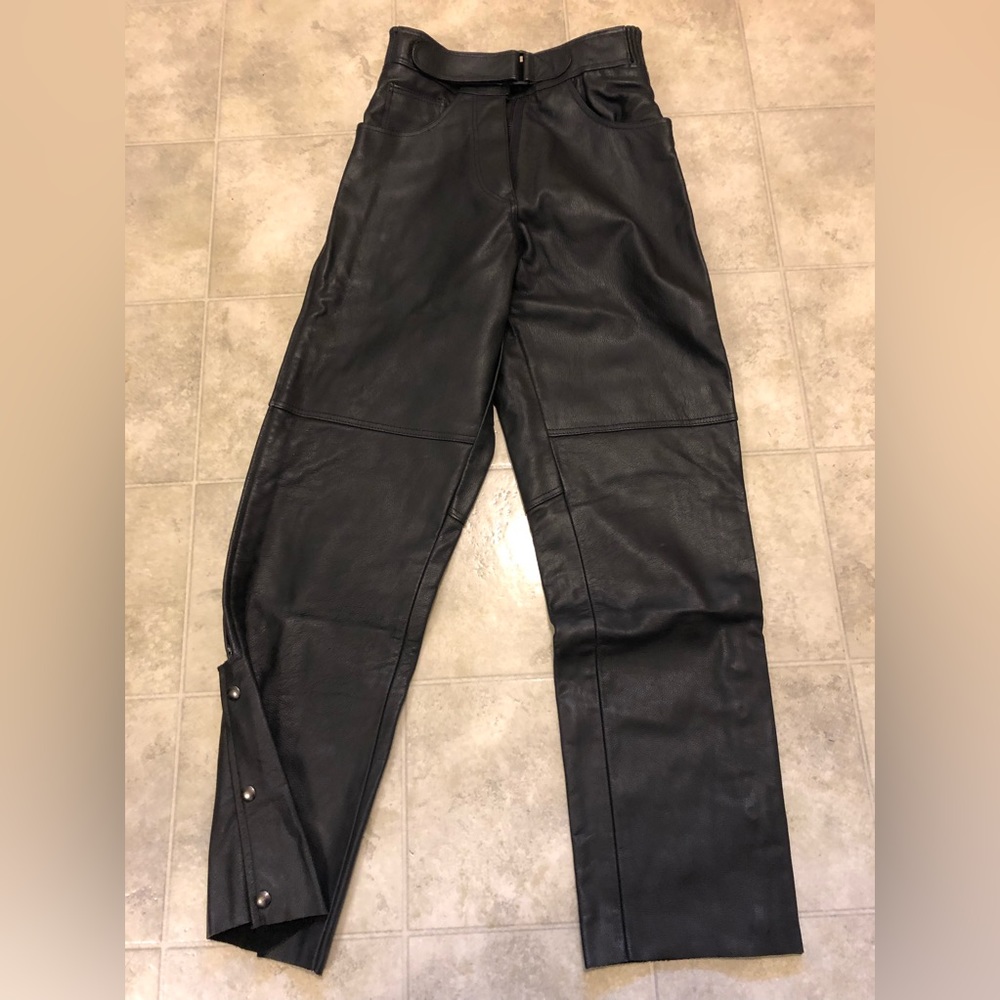 Bristol Ladies Leather Motorcycle Overpants